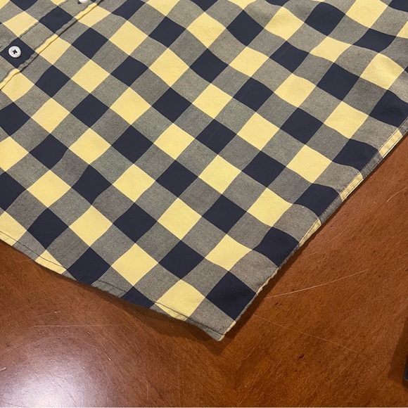 SOLD Southern Tide Spray Avenue Buffalo Check Long Sleeve Button Up Shirt Yellow - Picture 9 of 14